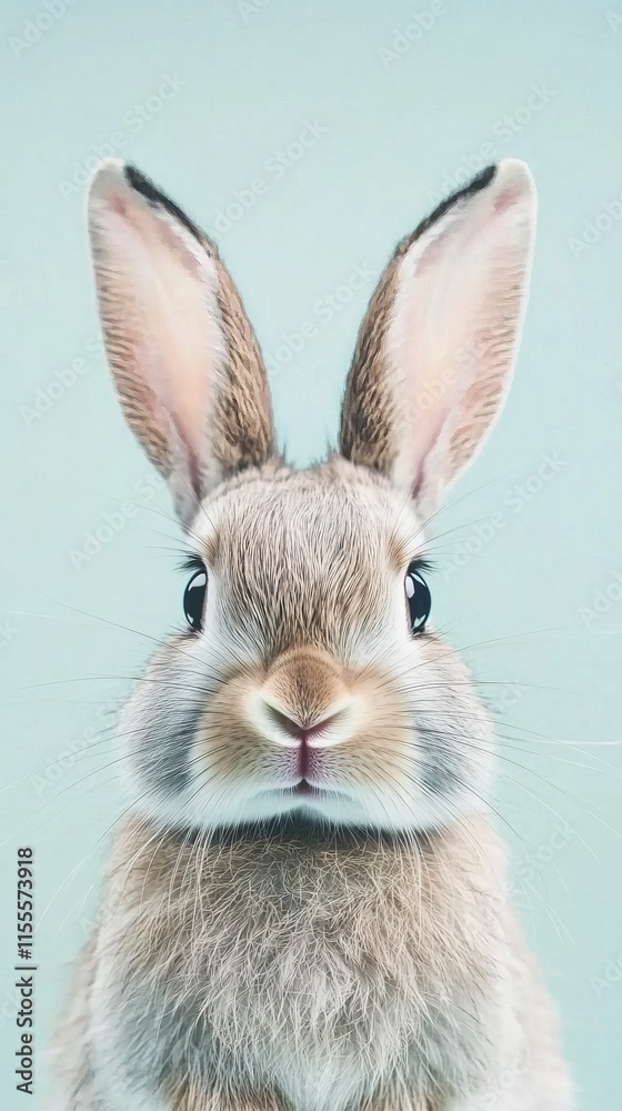 Close-up of a Charming Baby Bunny. Adorable Portrait of a Fluffy Easter Rabbit. A Cute and Gentle Animal. A Perfect Easter Gift for Kids. A Wonderful Animal Portrait. Close-up of a Charming Baby Bunny. Adorable Portrait of a Fluffy Easter Rabbit. A Cute and Gentle Animal. A Perfect Easter Gift for Kids. A Wonderful Animal Portrait.
