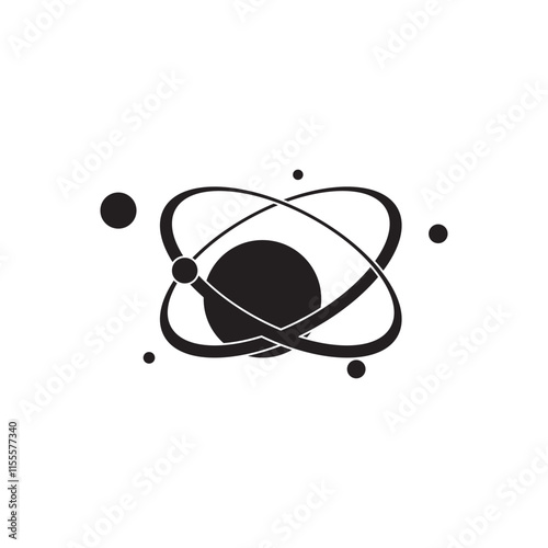 ATOM MOLECULE SCIENCE ICON