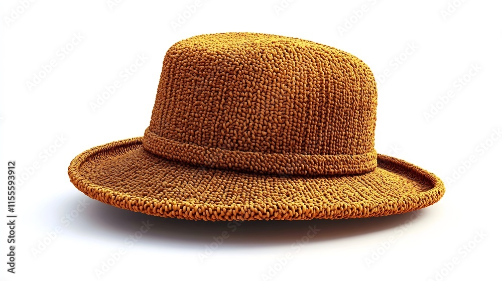 Warm and Stylish Woven Hat in Autumn Hues for Casual or Formal Wear Warm and Stylish Woven Hat in Autumn Hues for Casual or Formal Wear