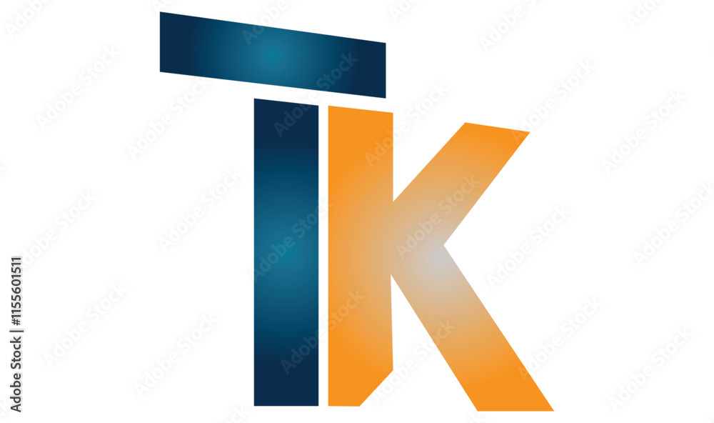 Letter TK Logo or TK monogram logo design vector Letter TK Logo or TK monogram logo design vector