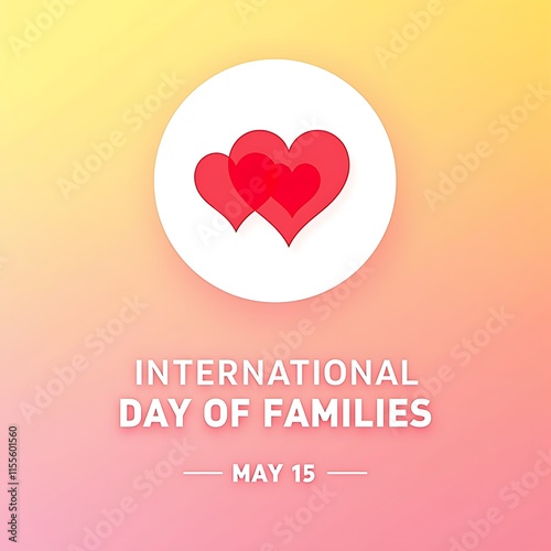 International Day of Families, Two Hearts Symbol
