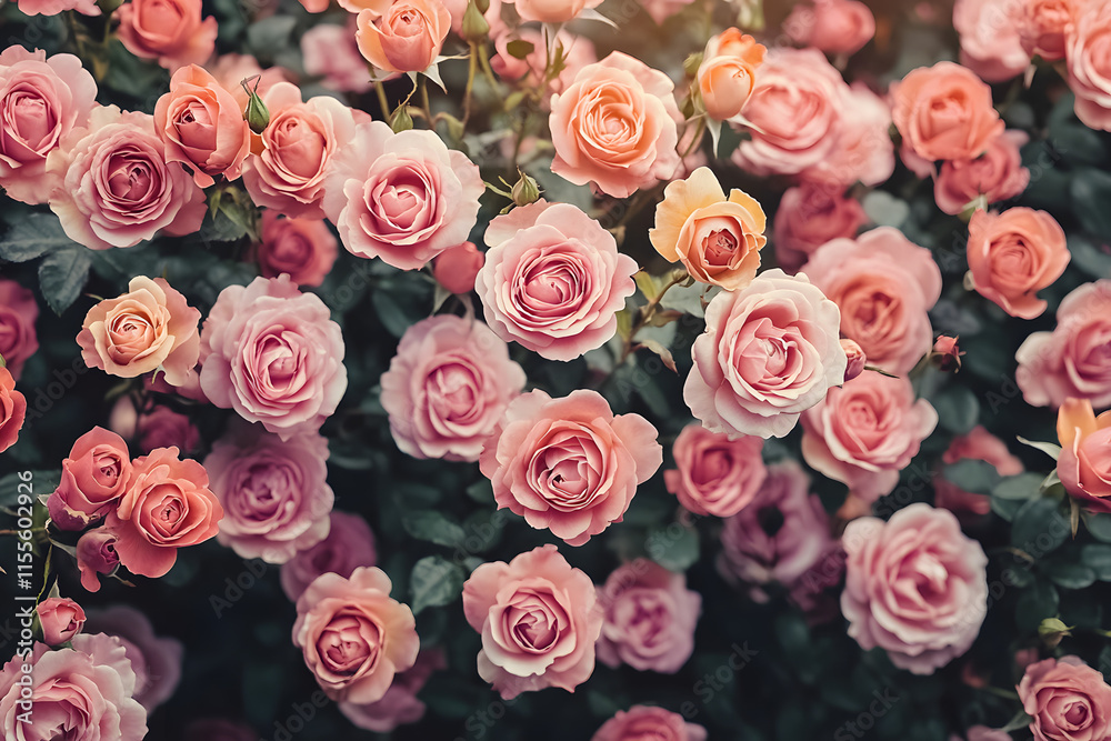 flowers wall background with amazing roses flowers wall background with amazing roses