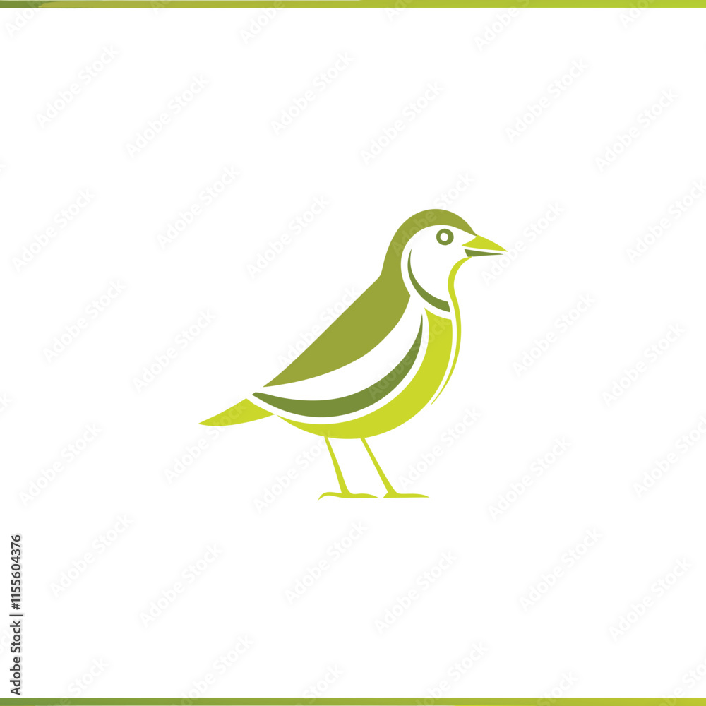 Bird Mascot logo vector on white background Bird Mascot logo vector on white background