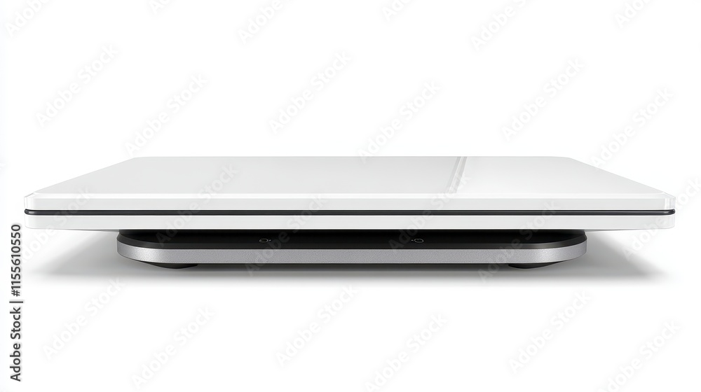 White digital kitchen scale isolated on white background. White digital kitchen scale isolated on white background.