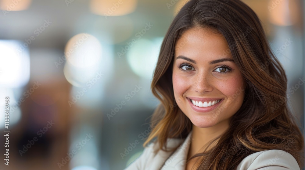 Portrait of a Smiling Young Woman Portrait of a Smiling Young Woman