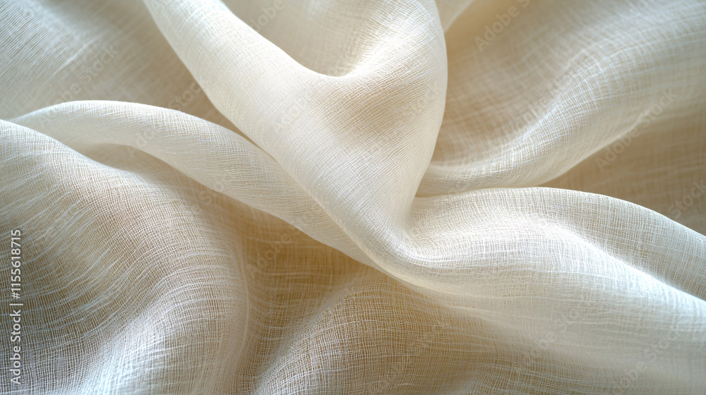 Smooth Cream Silk with Delicate Light and Shadow Play Smooth Cream Silk with Delicate Light and Shadow Play