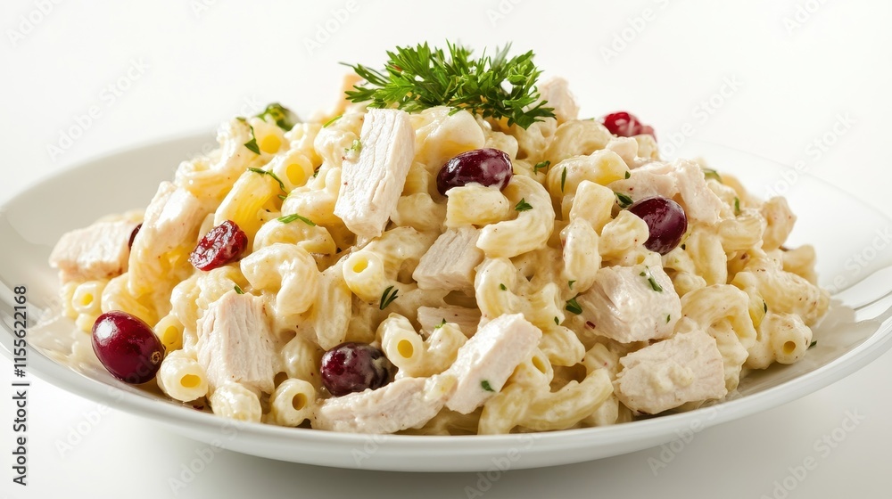 Hearty Turkey Macaroni Salad with Cranberries Hearty Turkey Macaroni Salad with Cranberries