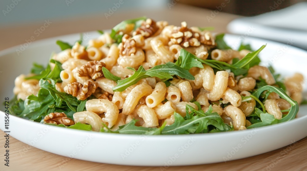 Fresh Macaroni Salad with Honey Glazed Walnuts Fresh Macaroni Salad with Honey Glazed Walnuts