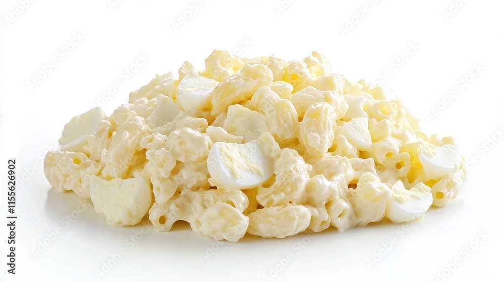 Simple Macaroni Salad with Boiled Egg Wedges Simple Macaroni Salad with Boiled Egg Wedges