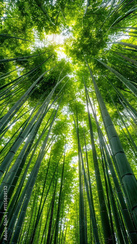 Emerald Enclave: A Meditative Walk Through a Bamboo Forest Bathed in Sunlight Emerald Enclave: A Meditative Walk Through a Bamboo Forest Bathed in Sunlight