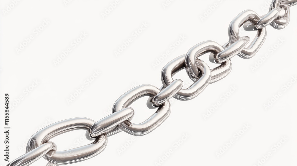Chain. The chain is isolated on a light background. Vector illustration. Chain. The chain is isolated on a light background. Vector illustration.