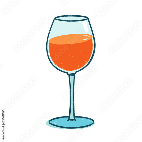 Wine Glass with Red Wine