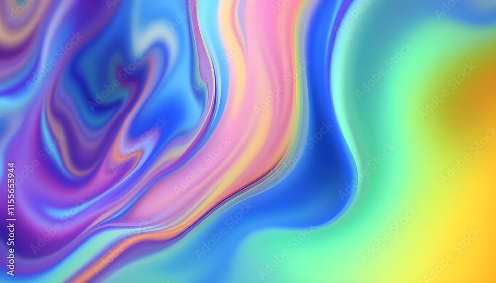 Flowing Organic Shapes with Dynamic Lines