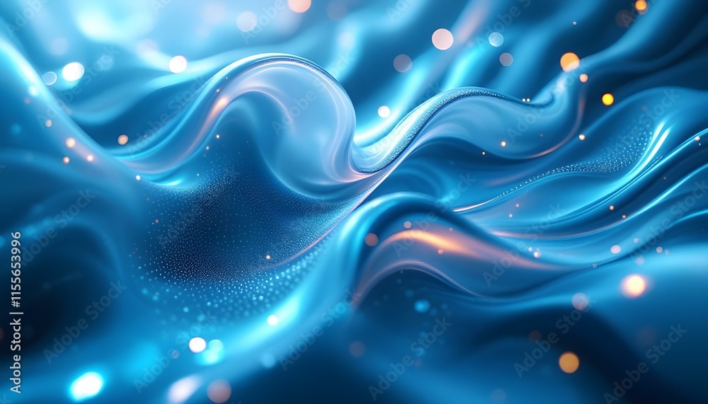 Flowing Organic Shapes with Dynamic Lines