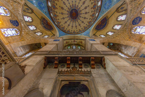 Sokollu Mehmed Pasha Mosque is a 16th C Ottoman mosque, designed by the architect Mimar Sinan and noted for the fine quality of the Iznik tiles on the walls photo