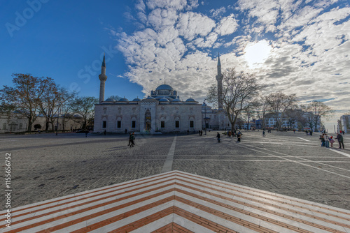 Beyazit Mosque - 16th century Ottoman imperial mosque as seen from the Beyazıt Square (Freedom Square).