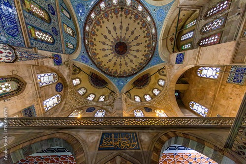 Sokollu Mehmed Pasha Mosque is a 16th C Ottoman mosque, designed by the architect Mimar Sinan and noted for the fine quality of the Iznik tiles on the walls photo