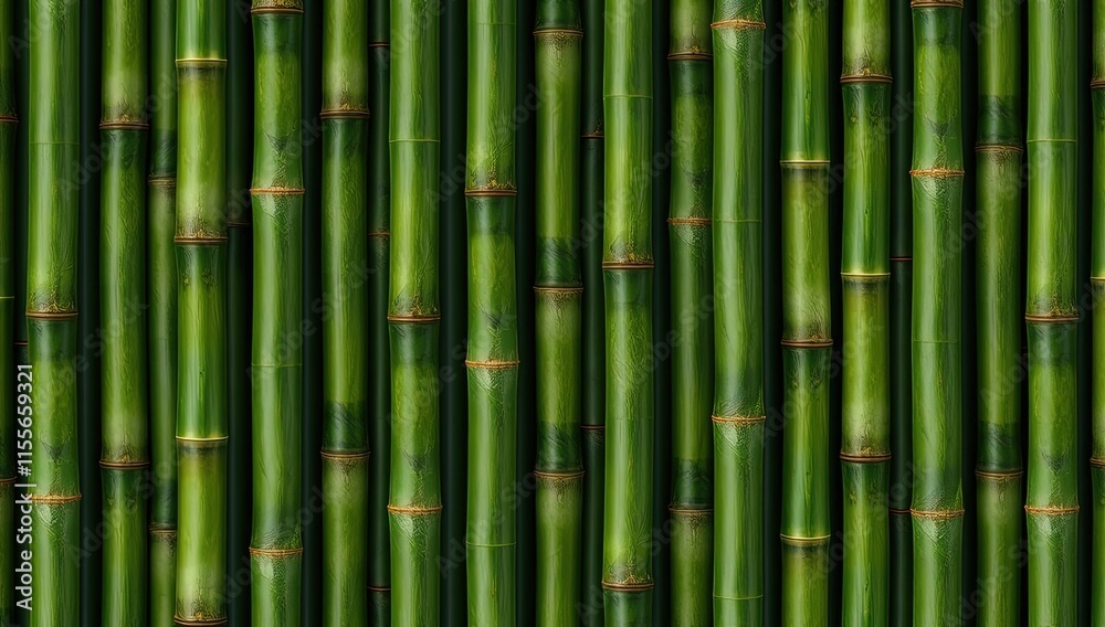 Vibrant Green Bamboo Stalks: A Natural Pattern of Strength and Beauty Vibrant Green Bamboo Stalks: A Natural Pattern of Strength and Beauty