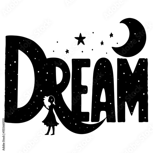 Sticker design of dream