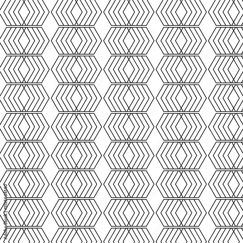 Fototapeta premium seamless geometric minimalistic patterns in different styles. Monochrome repeatable unusual backgrounds.