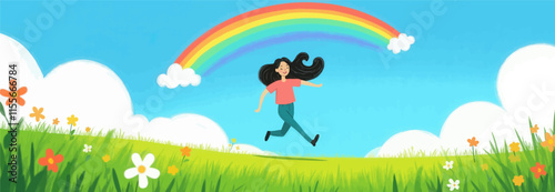 Running Towards Rainbow