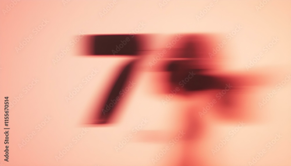 Graphic Silhouettes with Motion Blur Effect