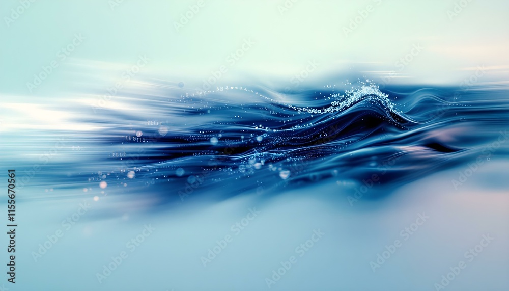 Graphic Silhouettes with Motion Blur Effect