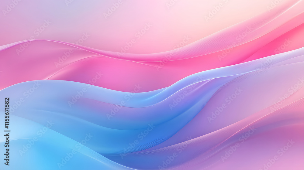 Abstract Pink and Blue Wave Design Background Abstract Pink and Blue Wave Design Background