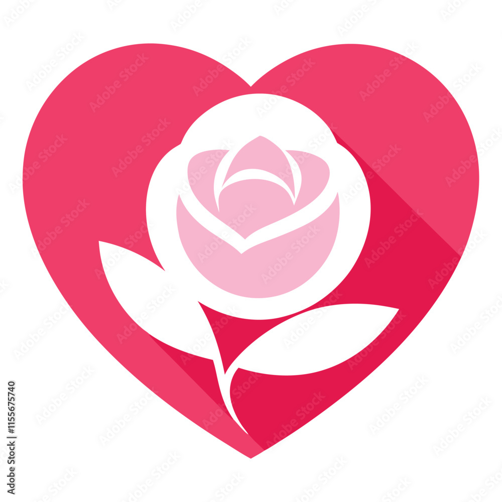 This beautiful white flower in the very center of a pink love. This beautiful white flower in the very center of a pink love.