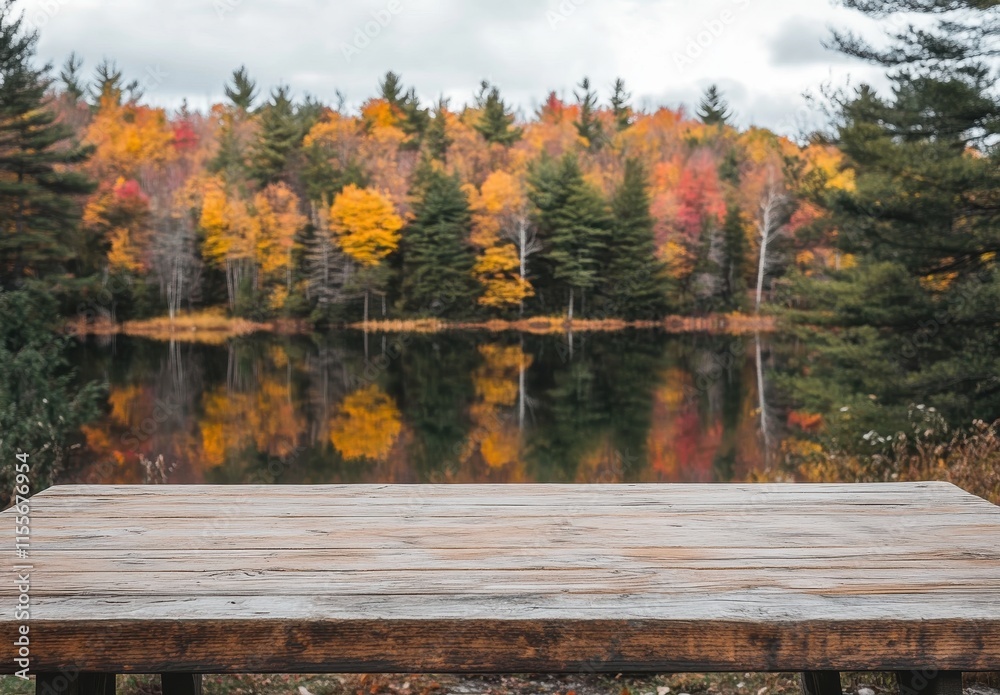 Serene Autumn Landscape with Reflections in Calm Water Surrounded by Vibrant Trees of Orange, Red, and Yellow in a Peaceful Natural Setting Serene Autumn Landscape with Reflections in Calm Water Surrounded by Vibrant Trees of Orange, Red, and Yellow in a Peaceful Natural Setting