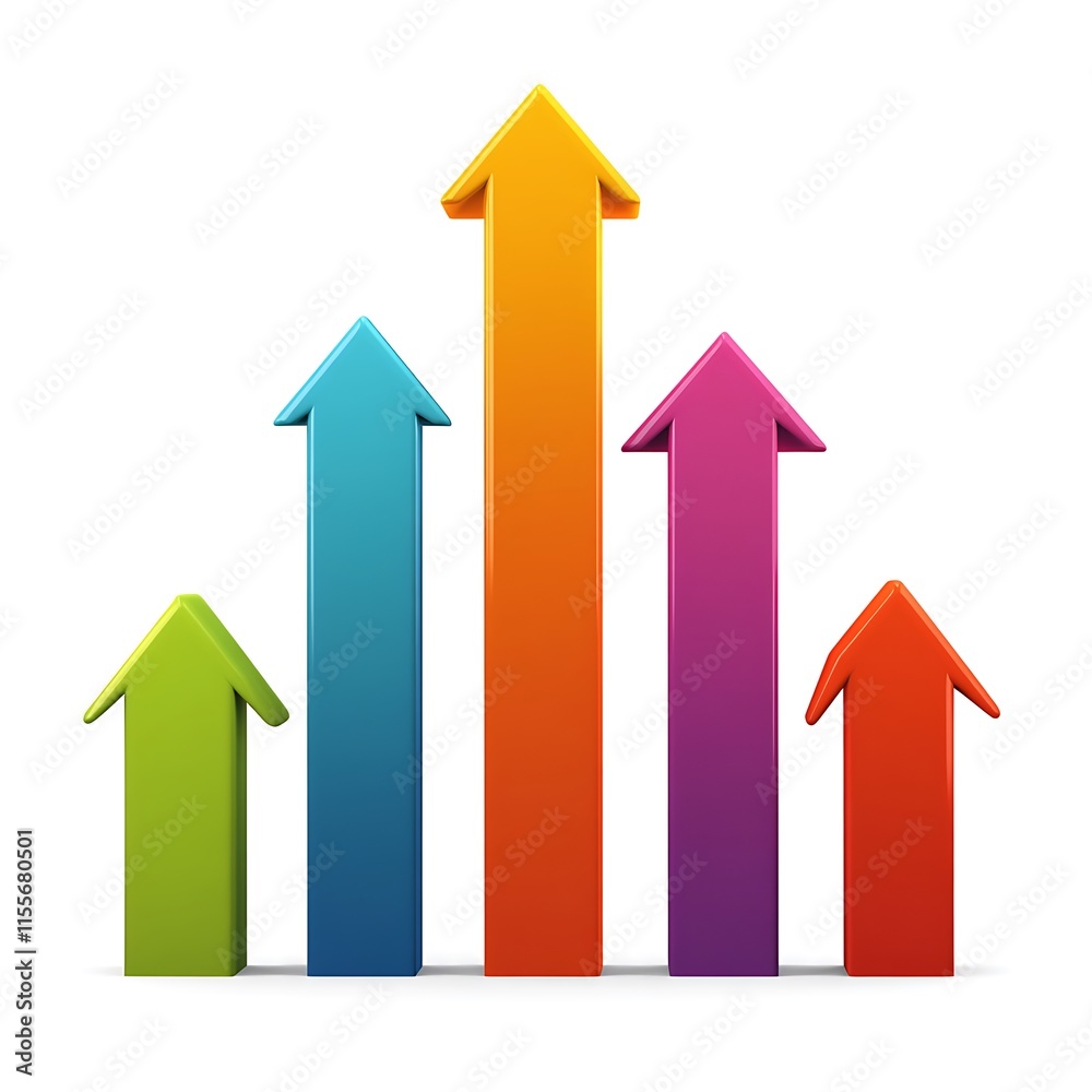 Growth trends in business metrics office environment infographic Growth trends in business metrics office environment infographic