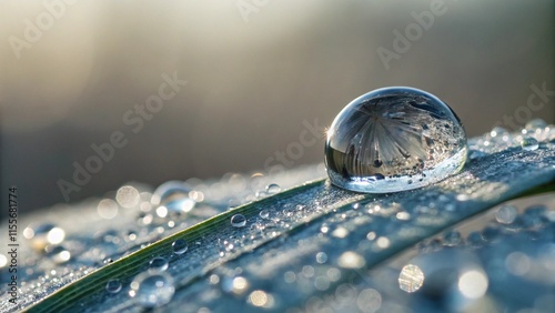 Water drop splash.