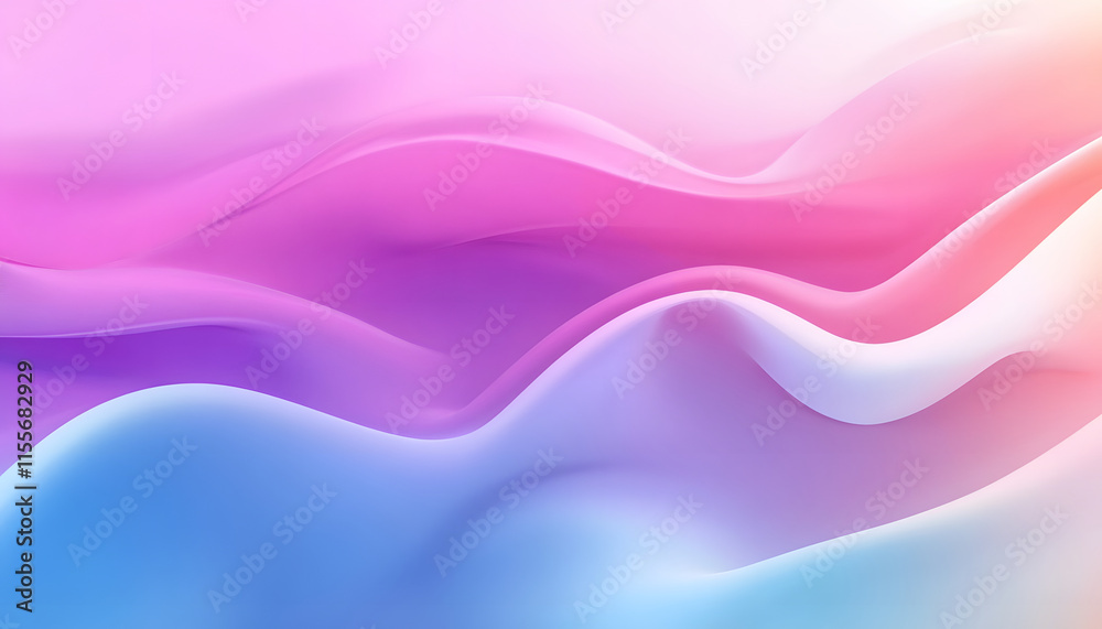 Abstract Pastel Waves Flowing Softly Gradient Colors Abstract Pastel Waves Flowing Softly Gradient Colors