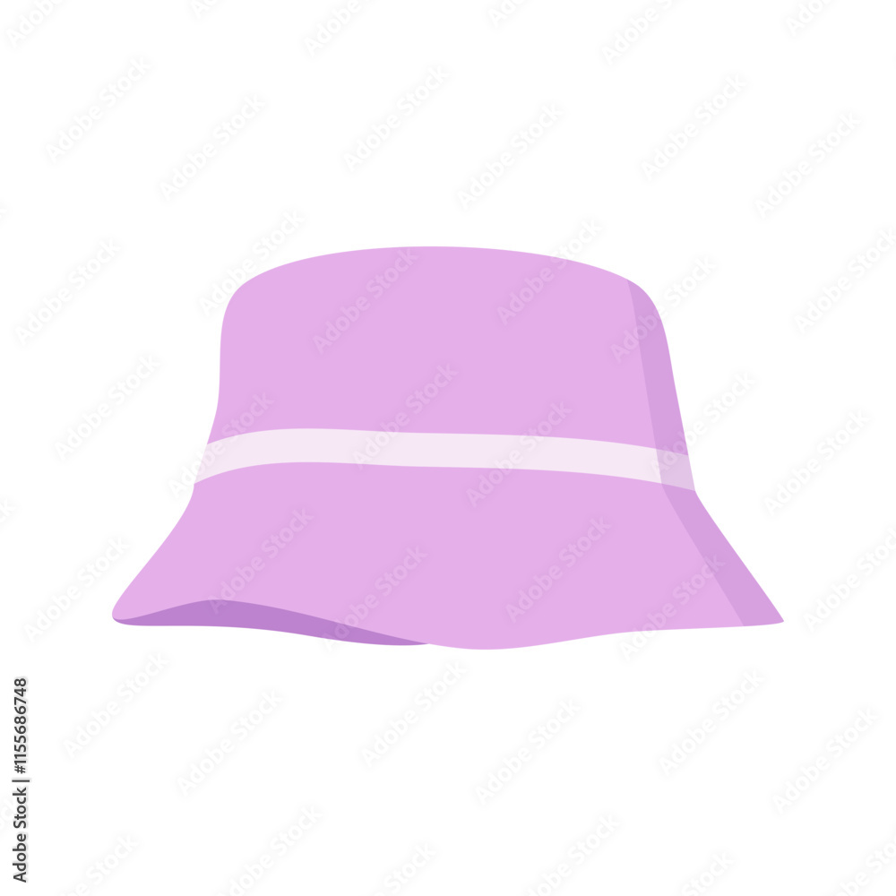 Fototapeta premium Purple bucket hat