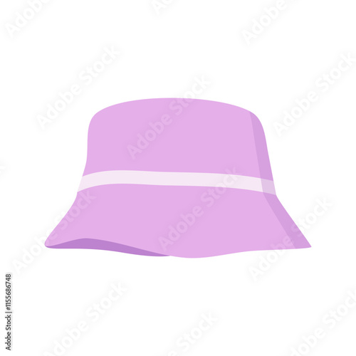 Purple bucket hat