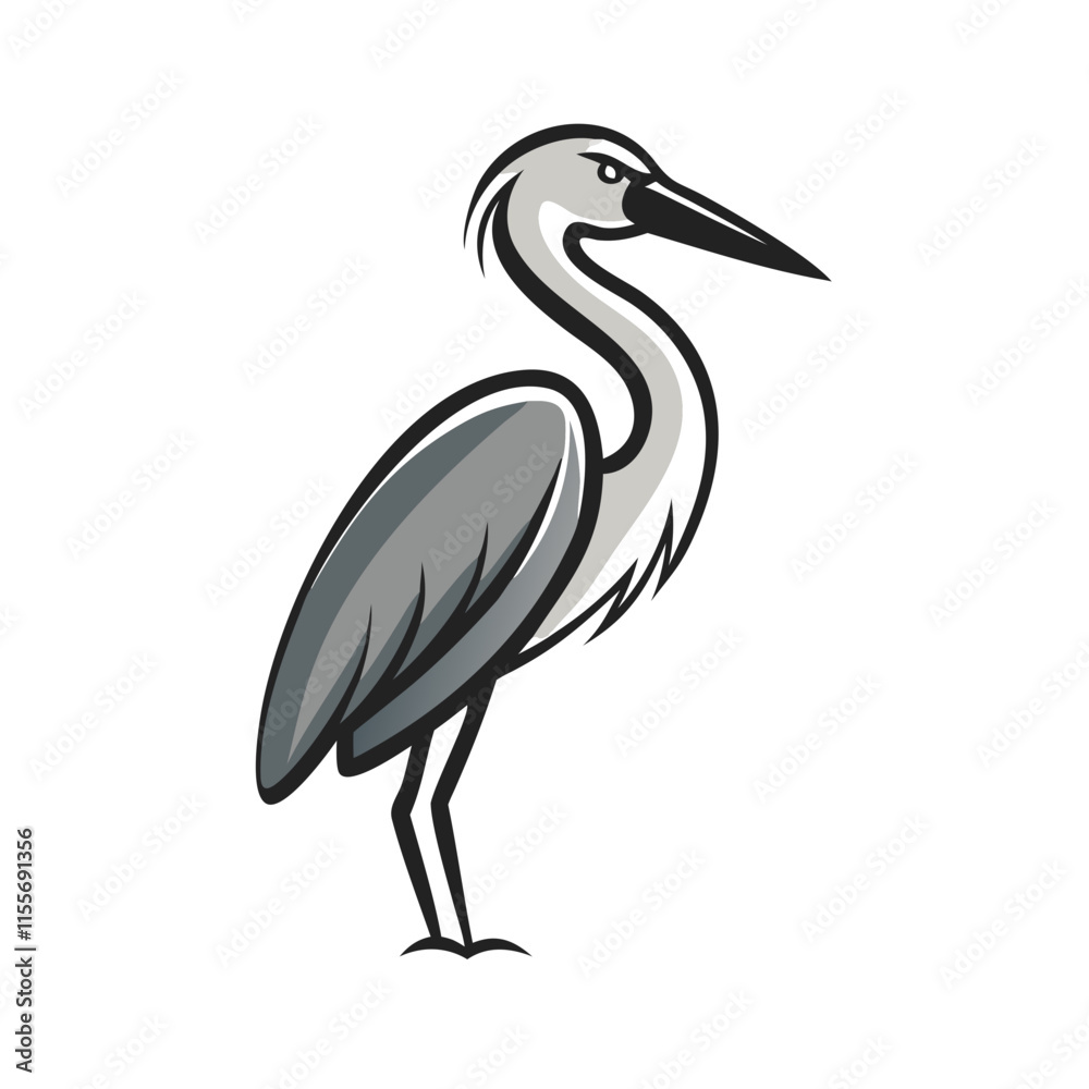 Fototapeta premium heron of the sky