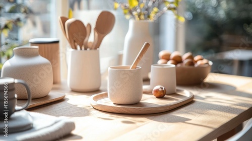 Cozy scandinavian kitchen decor with light wood counter modern touches inviting atmosphere airy space home inspiration