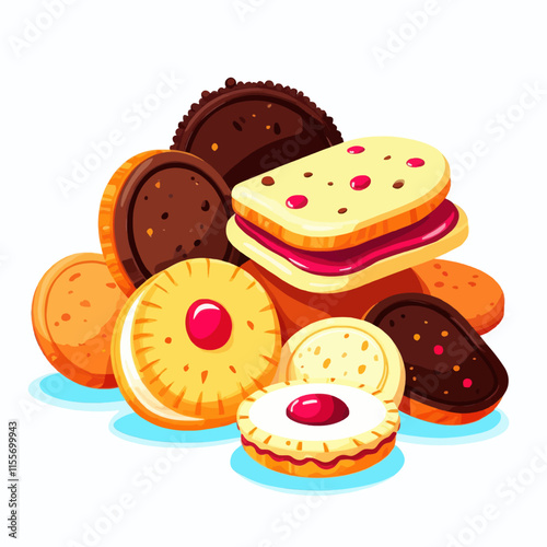 Array of Sweet Pastries