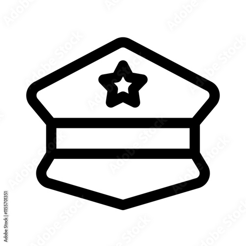 Police hat icon