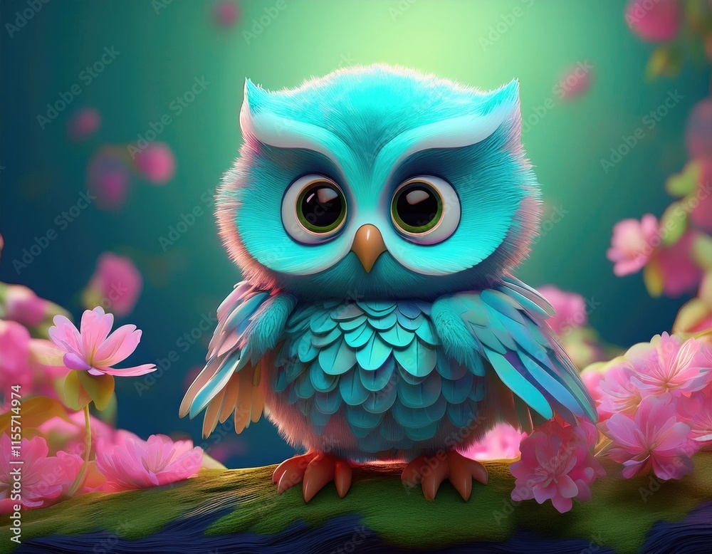 Fototapeta premium little owl