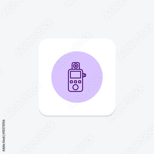 Light Meter pentaglow , vector, pixel perfect, illustrator file