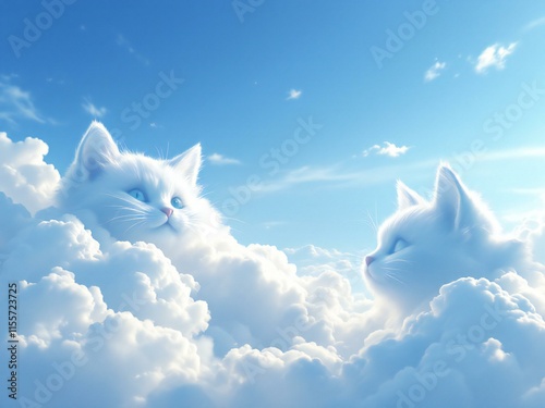 cat on the sky