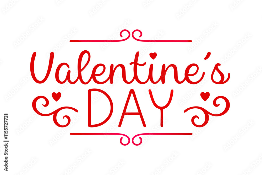 valentine day lettering valentine day lettering