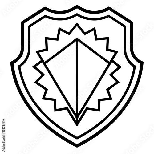 Hedge Fund Line Art Vector Design 1