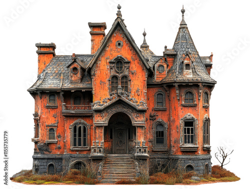 Abandoned Orphanage with Self-Moving Clay Toys Haunting Setting photo