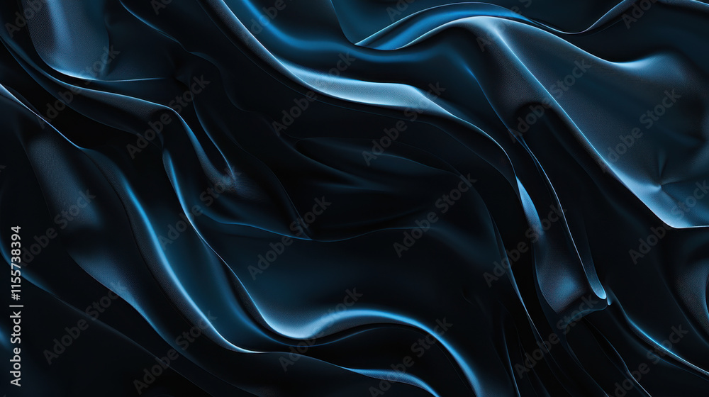 Obraz premium blue black abstract background grainy noise texture