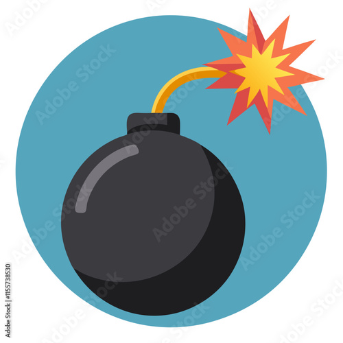bomb icon design