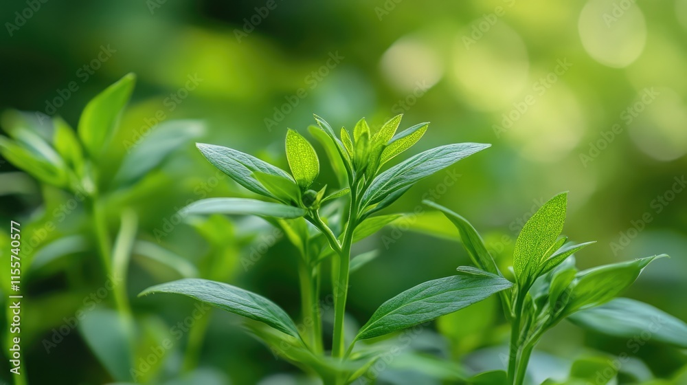 Obraz premium Tabernaemontana divaricata plant thriving in lush green garden environment showcasing vibrant foliage and natural beauty