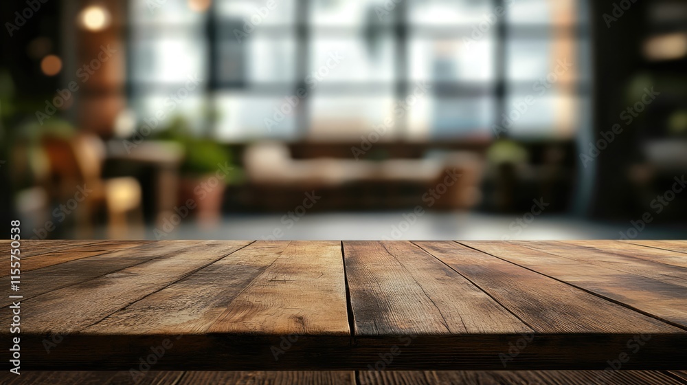 Wooden Table Top with Blurred Bedroom Background Ideal for Product Display and Visual Design Layout Wooden Table Top with Blurred Bedroom Background Ideal for Product Display and Visual Design Layout