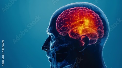 x ray image of human head